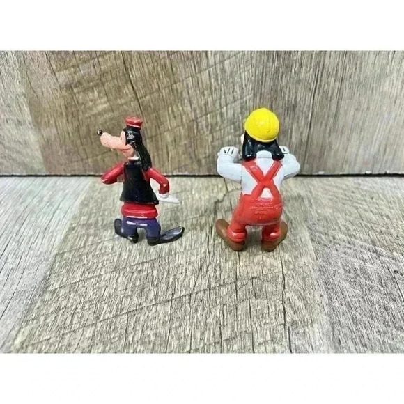 Vtg Marx Disney Fun Pals Goofy & Applause PVC Jack Hammer Construction Lot Of 2 - Picture 4 of 5